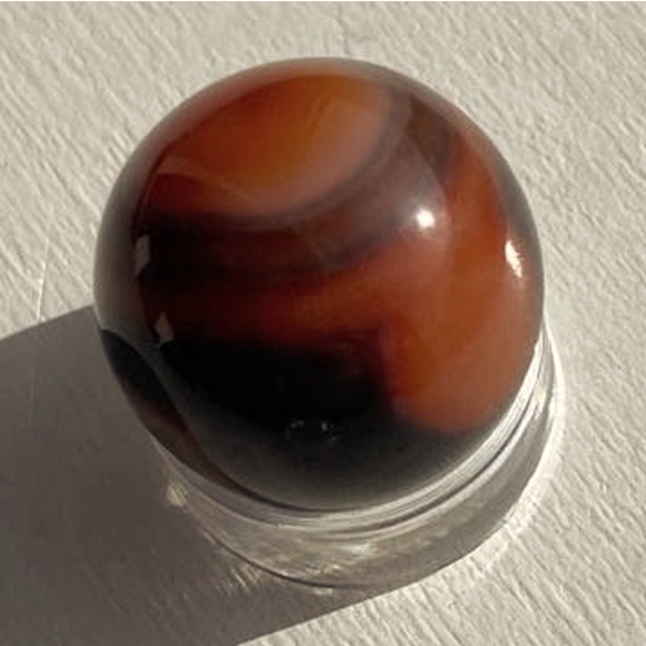 Banded Agate Mini 16mm Crystal Sphere - J - Picture 2 of 4